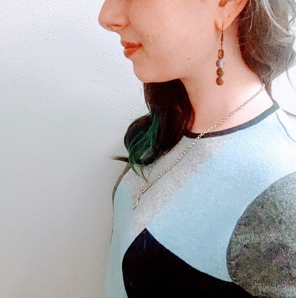 Handmade Dangle Earrings - Picture 4 of 5